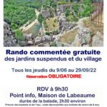 Rando guidée du village et des jardins suspendus (pas de visite le 14/07)