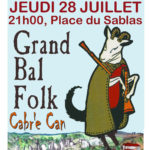 Bal Folk, Jeudi 28/07 21h Place du Sablas