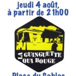 La Petite Guinguette qui bouge, jeudi 4/ 8, 21h Place du Sablas