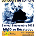 Concours de Coinche Samedi 8/11 14h30 au Récatadou