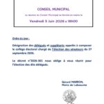 Conseil Municipal du Vendredi 05 Juin 18h